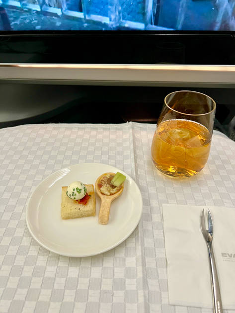 EVA Airlines Meal